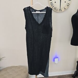 We The Free Black Swim Coverup